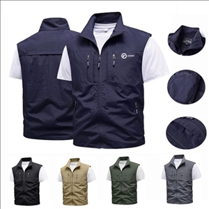 Multi-Pockets Workwear and Fishing Waistcoat Comfortable Breathable Vest